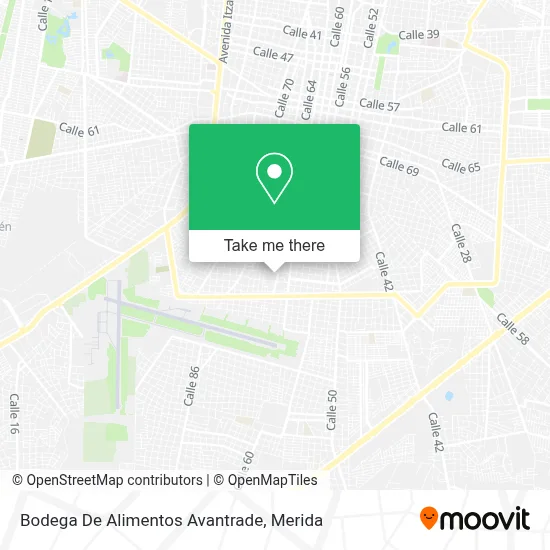 Bodega De Alimentos Avantrade map