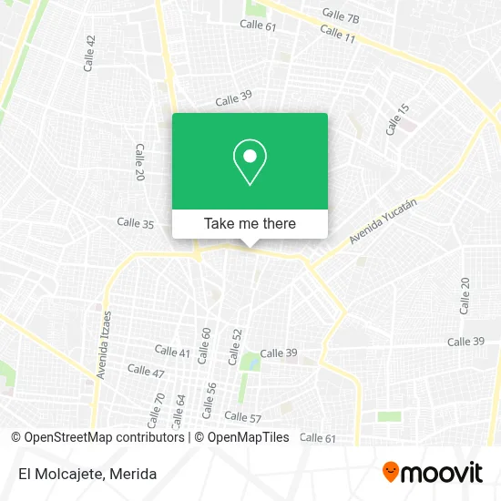 El Molcajete map
