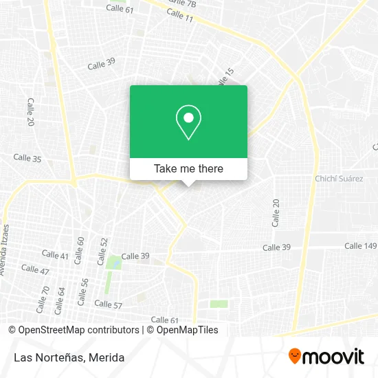 Las Norteñas map