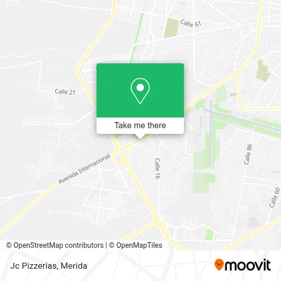 Jc Pizzerias map