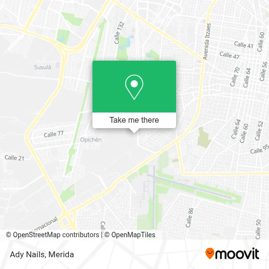 Ady Nails map
