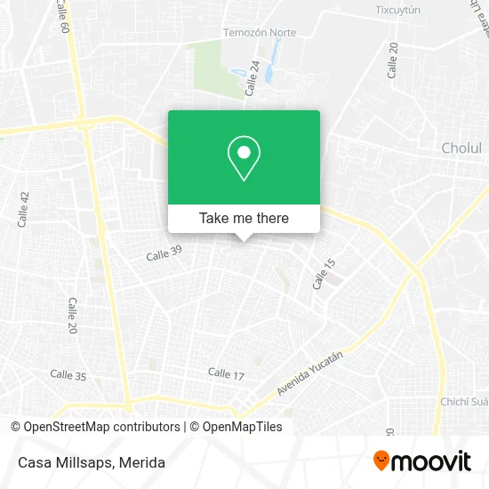 Casa Millsaps map