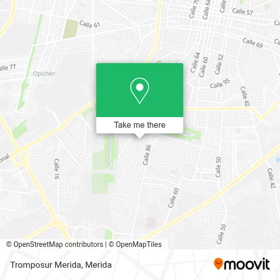 Tromposur Merida map