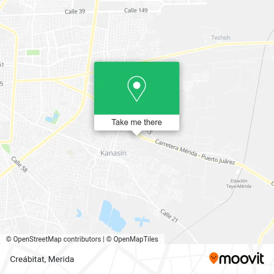Creábitat map