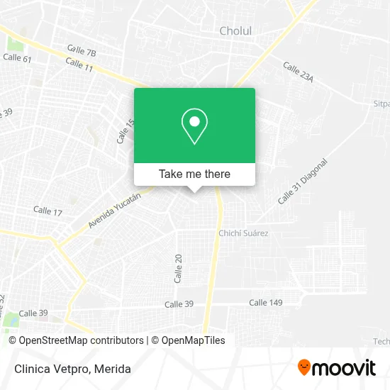 Clinica Vetpro map