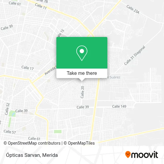 Ópticas Sarvan map