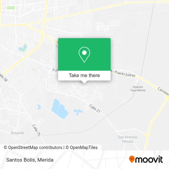 Santos Bolis map