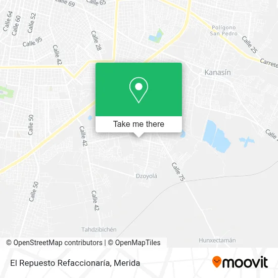 El Repuesto Refaccionaría map