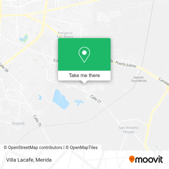 Villa Lacafe map