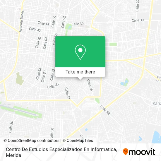 Centro De Estudios Especializados En Informatica map