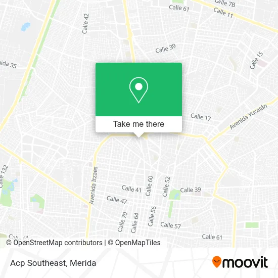 Acp Southeast map
