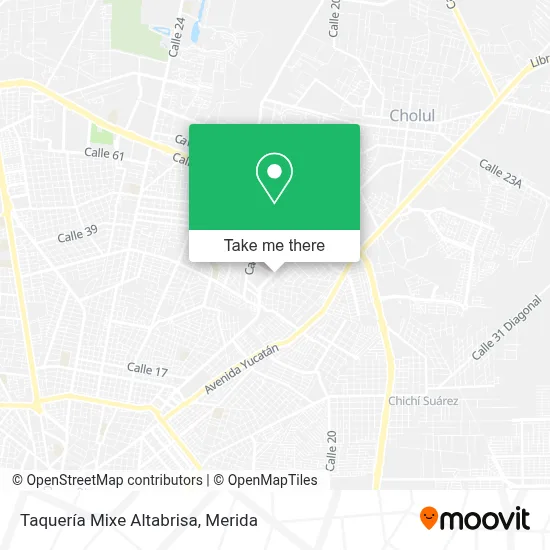 Taquería Mixe Altabrisa map