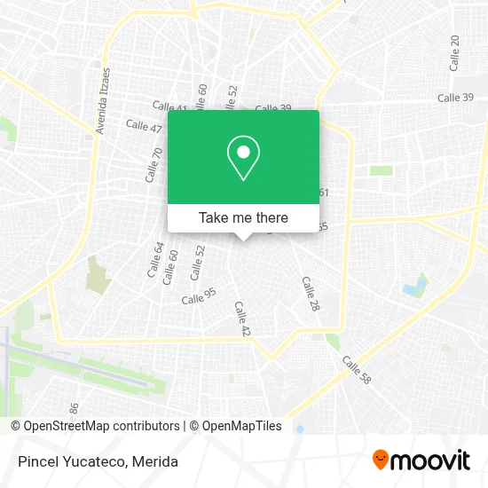 Pincel Yucateco map