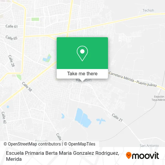 Escuela Primaria Berta Maria Gonzalez Rodriguez map