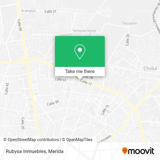 Rubysa Inmuebles map