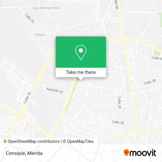 Censipie map