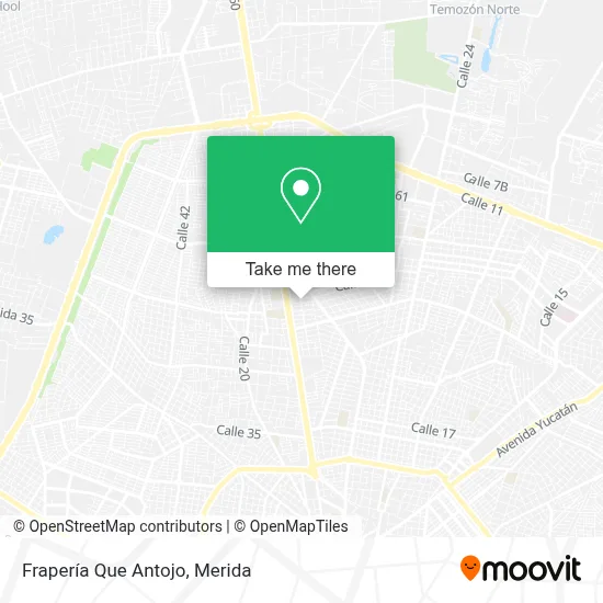 Frapería Que Antojo map