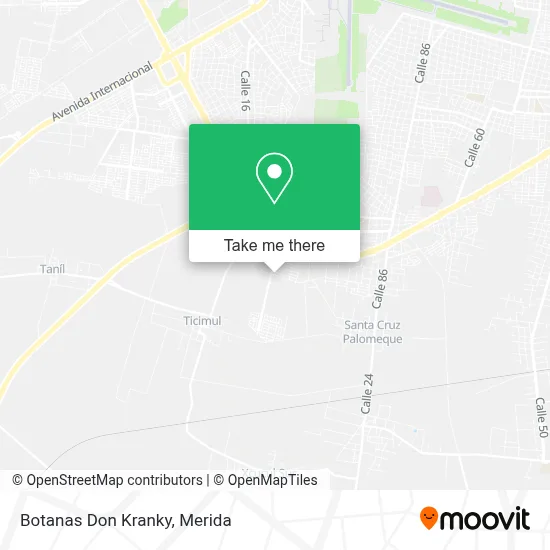 Botanas Don Kranky map