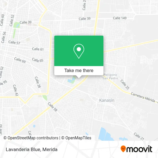 Lavanderia Blue map