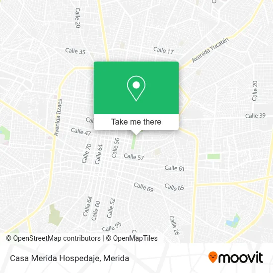 Casa Merida Hospedaje map