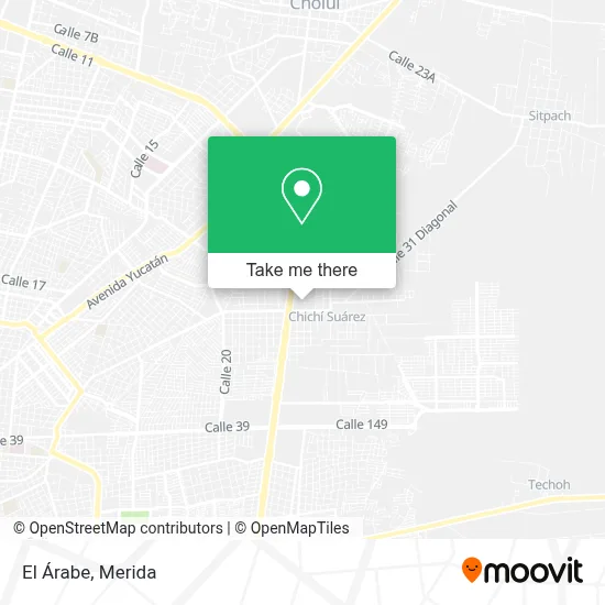 El Árabe map
