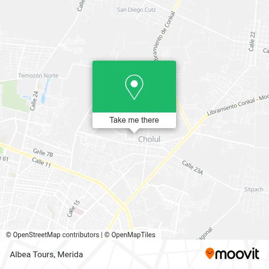 Albea Tours map