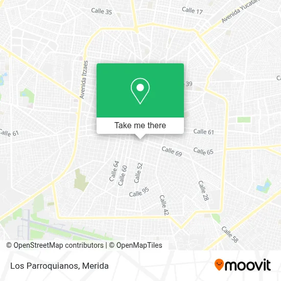 Los Parroquianos map