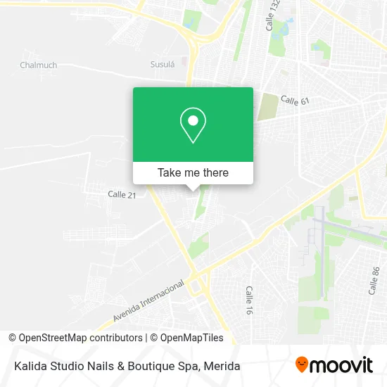 Kalida Studio Nails & Boutique Spa map