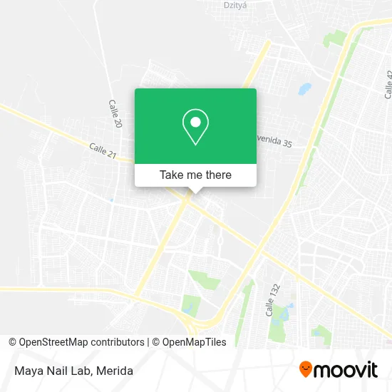 Maya Nail Lab map