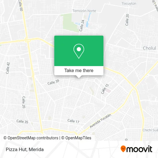 Pizza Hut map