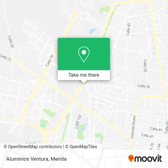 Aluminios Ventura map