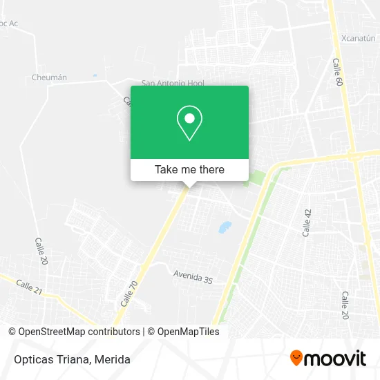 Opticas Triana map