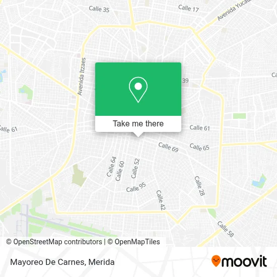 Mayoreo De Carnes map