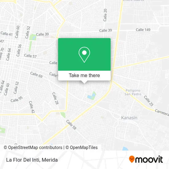 La Flor Del Inti map