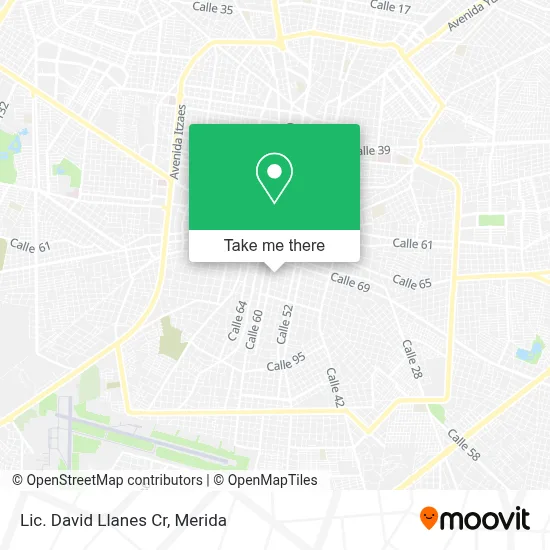 Lic. David Llanes Cr map