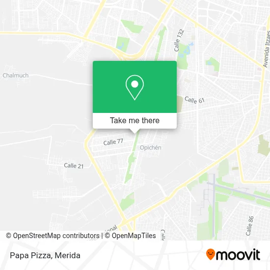 Papa Pizza map