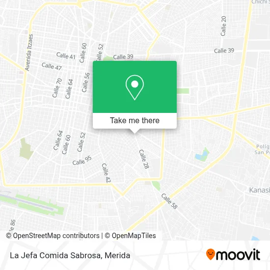 La Jefa Comida Sabrosa map