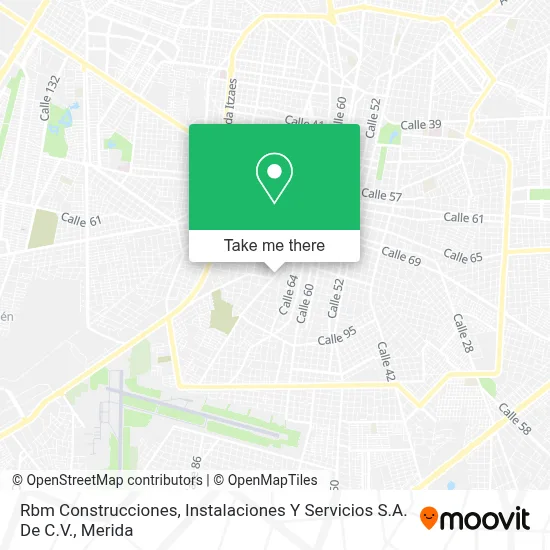 Rbm Construcciones, Instalaciones Y Servicios S.A. De C.V. map
