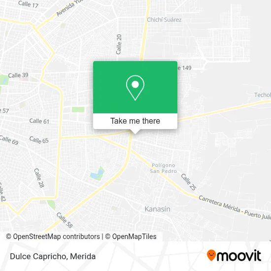 Dulce Capricho map