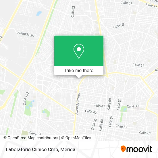 Laboratorio Clinico Cmp map