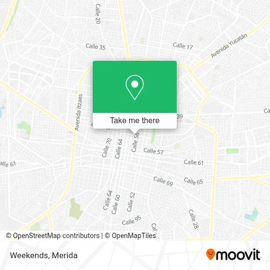 Weekends map