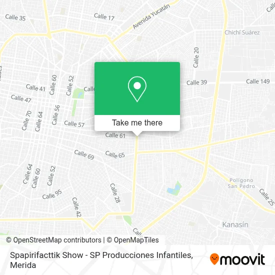 Spapirifacttik Show - SP Producciones Infantiles map