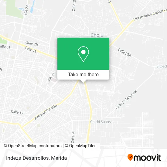 Indeza Desarrollos map