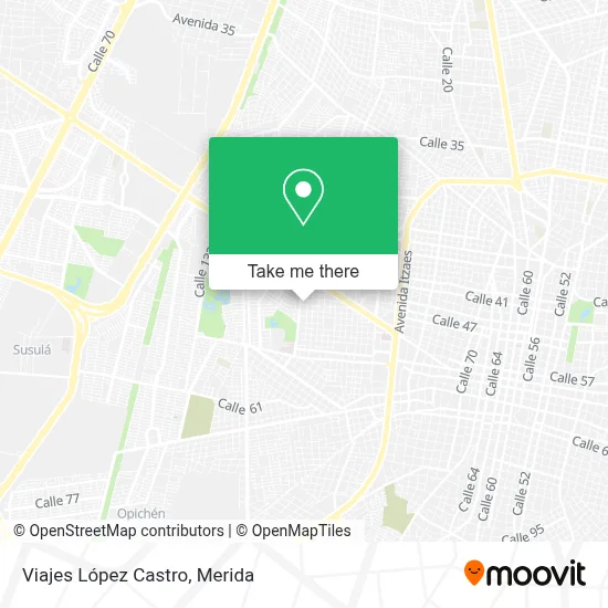 Viajes López Castro map