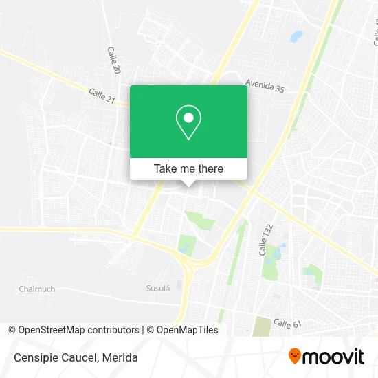 Censipie Caucel map
