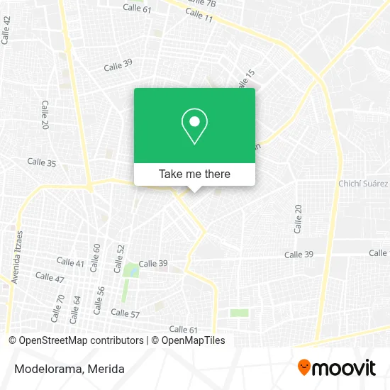 Modelorama map