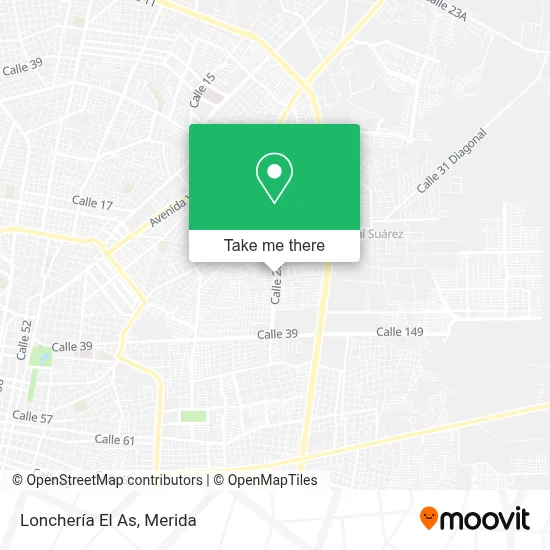 Lonchería El As map