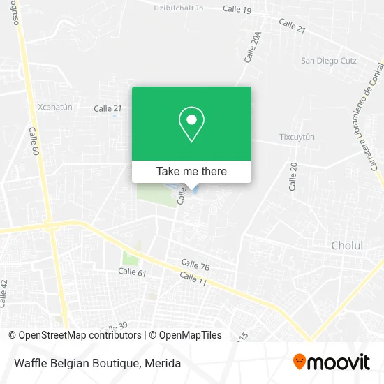 Waffle Belgian Boutique map
