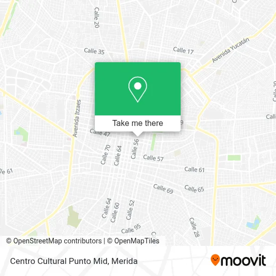 Centro Cultural Punto Mid map