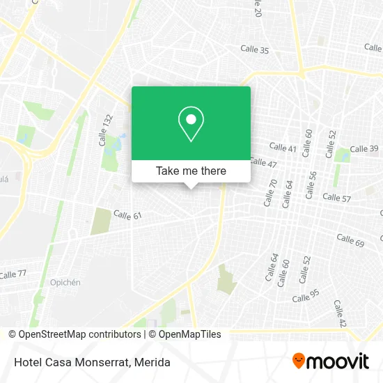 Hotel Casa Monserrat map